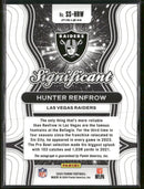 2024 Panini Prizm Significant Signatures Hunter Renfrow Auto #SS-HRW
