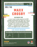 2023 Donruss Optic Flex Maxx Crosby #/149 #100