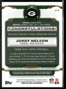 2014 Topps Signatures Jordy Nelson Auto #TA-JN
