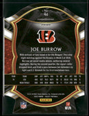 2020 Panini Select Light Blue Prizm Die Cut Joe Burrow Rookie #46