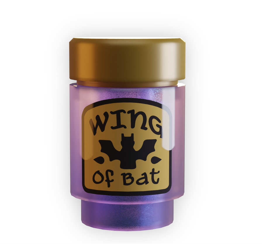 Wing of Bat Potion Bottle for Minifigs