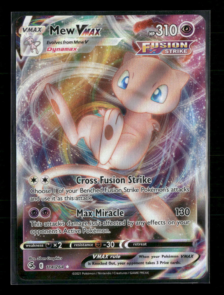 Mew VMAX 114/264 - Holofoil SWSH08 Fusion Strike