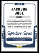 2024 Donruss Signature Series Red Jackson Jobe #/99 Auto #SS-JJ