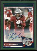 2025 Score Base Rookie Signatures Green Kyle Williams Rookie Auto #57