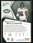 2019 Panini Rookies & Stars Green #/5 Quinnen Williams Rookie #200