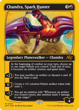 Chandra, Spark Hunter (DFT-456) - Aetherdrift Foil