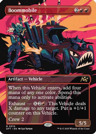 Boommobile (DFT-310) - Aetherdrift (Borderless) Foil
