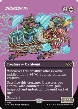 Bulwark Ox (DFT-333) - Aetherdrift (Borderless) Foil