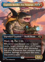 Captain Howler, Sea Scourge (DFT-361) - Aetherdrift (Borderless) Foil