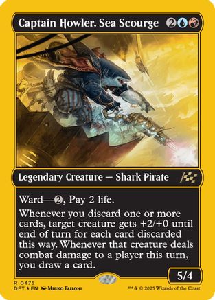 Captain Howler, Sea Scourge (DFT-475) - Aetherdrift Foil