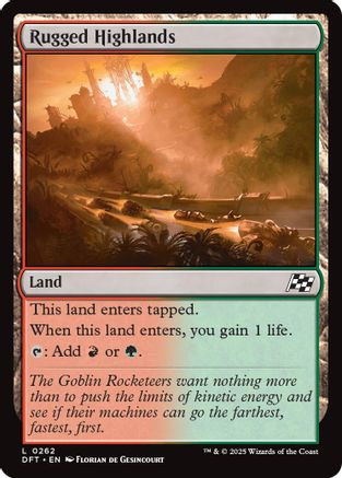 Rugged Highlands (DFT-262) - Aetherdrift Foil