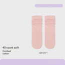 Combed Cotton Sweat-absorbent Deodorant Solid-color Knee-high Socks