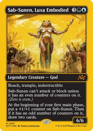 Sab-Sunen, Luxa Embodied (DFT-491) - Aetherdrift Foil