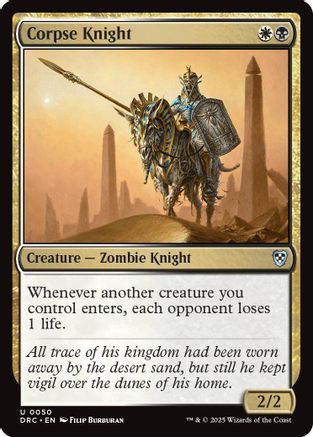 Corpse Knight (DRC-050) - Commander: Aetherdrift