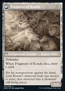 The Fall of Lord Konda // Fragment of Konda (NEO-012) - Kamigawa: Neon Dynasty: (fandfc, enchantment)