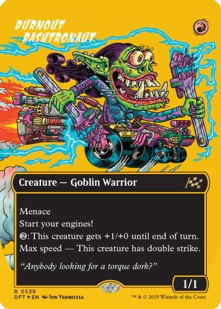 Burnout Bashtronaut (DFT-539) - Aetherdrift (Borderless) Foil