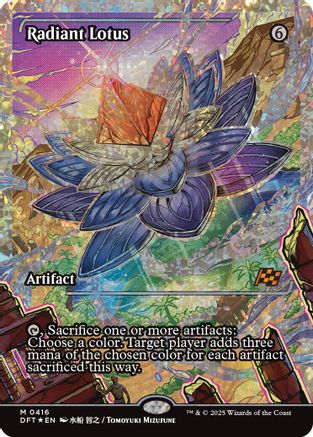 Radiant Lotus (DFT-416) - Aetherdrift: (Showcase) Foil