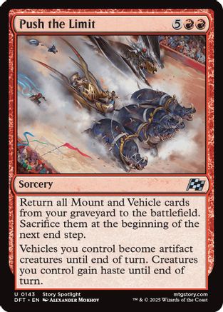 Push the Limit (DFT-143) - Aetherdrift Foil