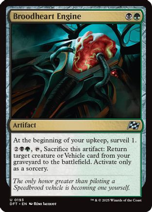 Broodheart Engine (DFT-193) - Aetherdrift