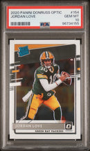 2020 Panini Donruss Optic Jordan Love 10 PSA #154