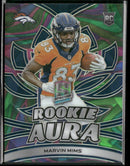 2023 Panini Spectra Rookie Aura Neon Marble Marvin Mims #/4 #RA-MMI