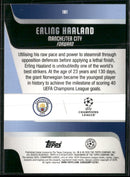 2025-26 Topps UEFA Club Competitions Yellow Holo Erling Haaland #/299 #181