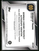2025 Bowman University Chrome Prospect Autographs Boubacar Traore Auto #BCA-BT