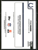 2025 Topps Chrome Rookie AU Pink Refractor Tyler Warren #/250 Auto #RA-TWA
