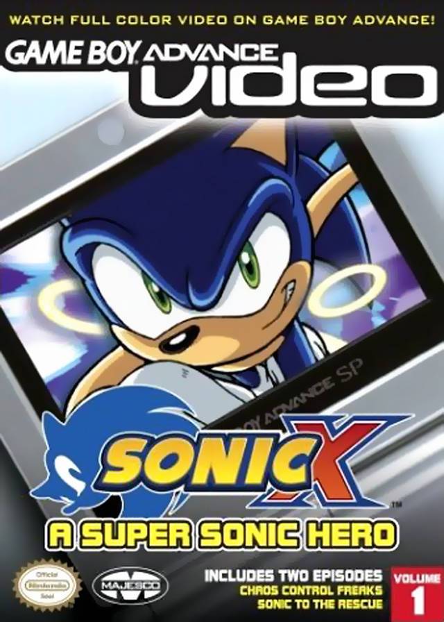 GBA Video Sonic X A Super Sonic Hero Volume 1 (Gameboy Advance)