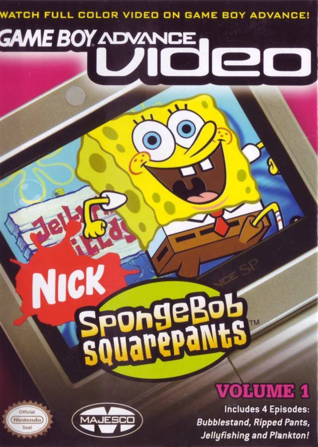 GBA Video SpongeBob SquarePants Volume 1 (Gameboy Advance)