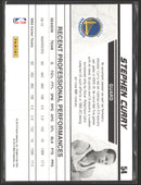 2010-11 Donruss Production Line Cracked Ice Stephen Curry #54