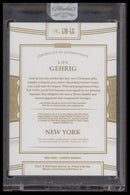 2020 Panini Flawless Legendary Materials Sapphire Lou Gehrig #/15 #LM-LG