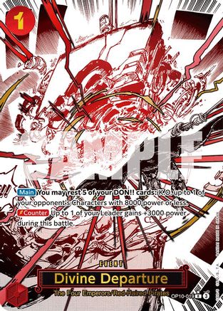 Divine Departure (Parallel) (OP10-019) - Royal Blood Foil