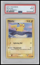 2007 Pokemon Pop Series 5 Pikachu 9 PSA #12