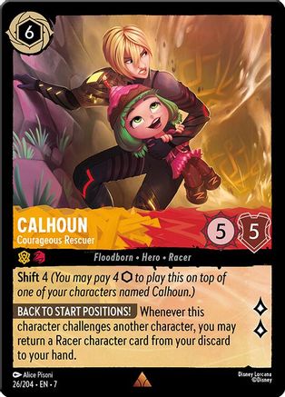 Calhoun - Courageous Rescuer (26/204) - Archazias Island Cold Foil