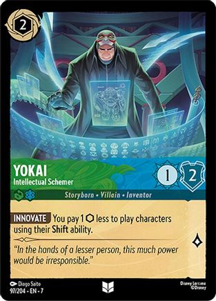 Yokai - Intellectual Schemer (97/204) - Archazias Island Cold Foil