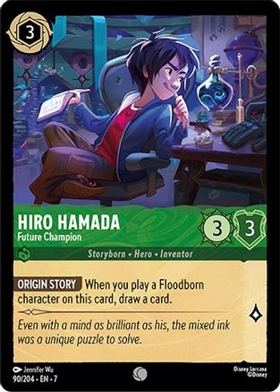 Hiro Hamada - Future Champion (90/204) - Archazias Island Cold Foil