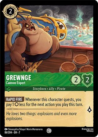 Grewnge - Cannon Expert (86/204) - Archazias Island