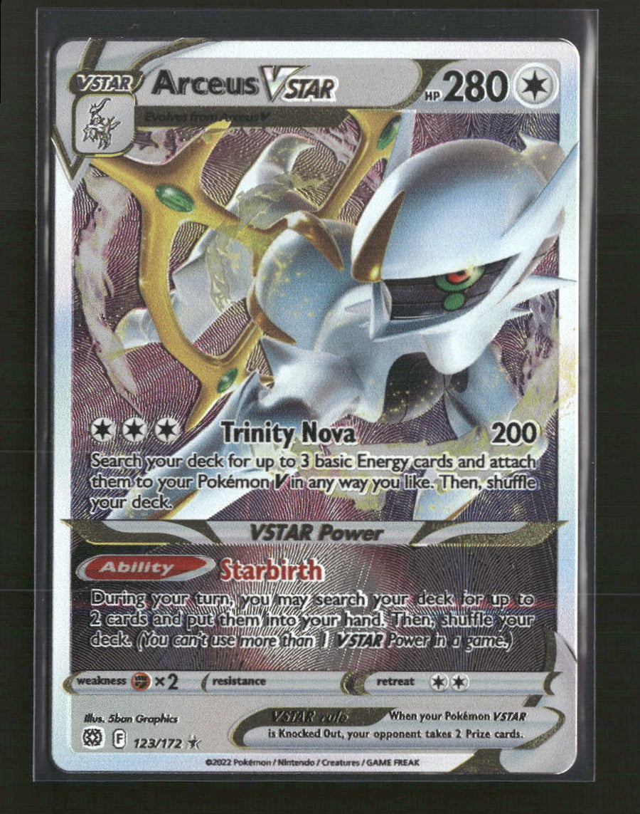 Miscellaneous Cards & Products Arceus VSTAR (Metal Card) #123/172