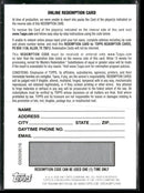 2025-26 Bowman Basketball Topps Online Redemption Card Bronny James Jr. #