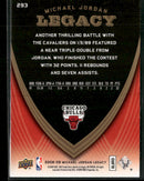 2008-09 Upper Deck Michael Jordan Legacy Collection Michael Jordan #288