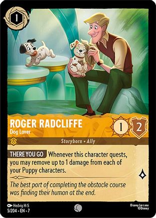 Roger Radcliffe - Dog Lover (5/204) - Archazias Island Cold Foil