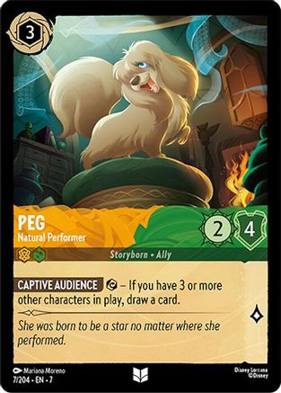 Peg - Natural Performer (7/204) - Archazias Island