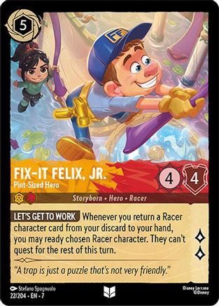 Fix-It Felix, Jr. - Pint-Sized Hero (22/204) - Archazias Island Cold Foil