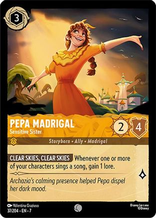 Pepa Madrigal - Sensitive Sister (37/204) - Archazias Island Cold Foil