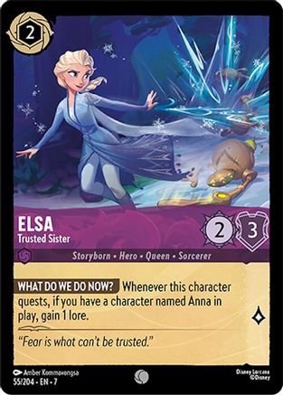 Elsa - Trusted Sister (55/204) - Archazias Island Cold Foil