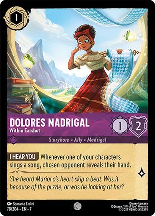 Dolores Madrigal - Within Earshot (78/204) - Archazias Island