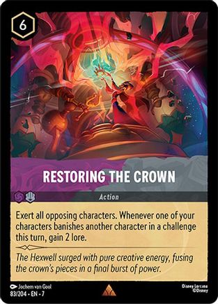 Restoring the Crown (83/204) - Archazias Island Cold Foil