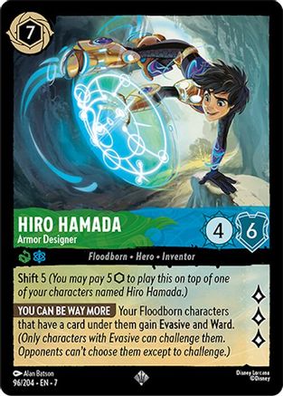 Hiro Hamada - Armor Designer (96/204) - Archazias Island Cold Foil