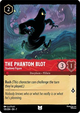 The Phantom Blot - Shadowy Figure (135/204) - Archazias Island Cold Foil